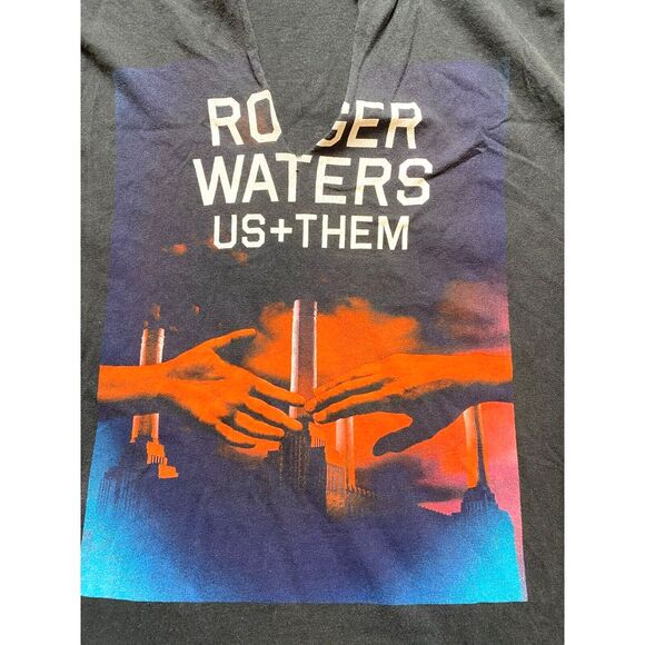 Roger Waters Us Them Shirt Adult Large Black 2017 Tour Band Pink Floyd Mens - Picture 2 of 10